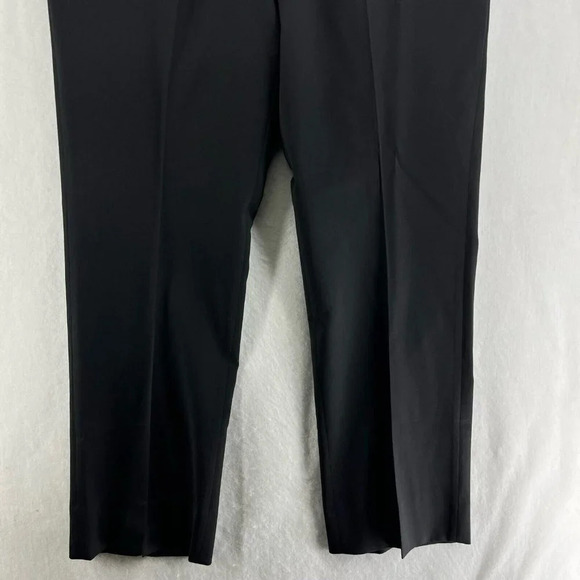 Tommy Hilfiger Men's Pants Sz 36x30 Black Classic Straight Leg Pure Wool Trouser - Picture 7 of 11